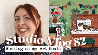 Studio Vlog 82 ✏️ Creating Collections For Art Licensing