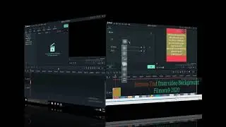 Remove titles/text  from a video using Filmora 9- new(2020)