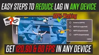 🔧 NEW UPDATE BGMI/PUBG LAG FIX IN ANY DEVICE How to Fix Lag | Permanent Lag Fix Solution 120,90 FPS