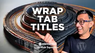 Wrap the Elementor Tabs Title