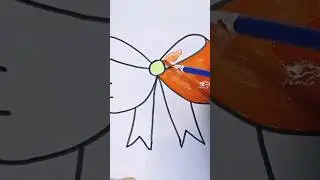 Как Нарисовать Красивый Красный Бантик | Как Нарисовать Красивый Красный Бантик