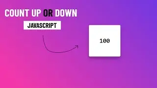 Count Up   Count Down Animation With Javascript