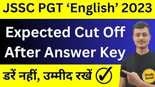 JSSC PGT English Expected Cut Off|JSSC PGT Expected Cut Off|