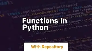 functions in python