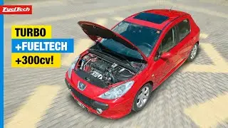 Peugeot 307 1.6 16v turbo, fueltech e mais de 300cv!