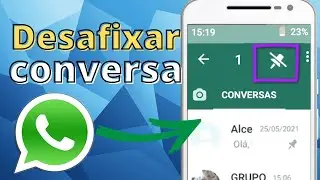 Como desfixar conversa do Whatsapp