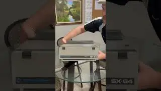 The ultimate 80s Gaming “Laptop” The Commodore SX-64 playing Jumpman 