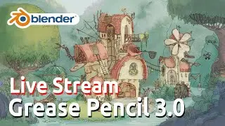 Making a scene with Grease Pencil 3