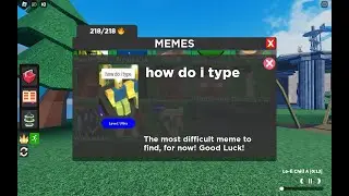 How to find how do i type in Find the Memes