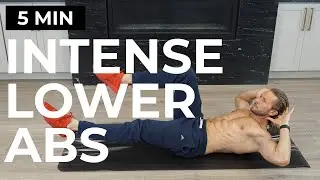 5 MIN INTENSE LOWER ABS WORKOUT | FLAT STOMACH AB WORKOUT