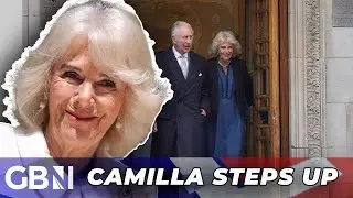 Queen Camilla steps up the help King Charles and drives six hours to concert