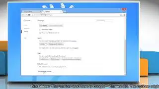 Changing Browser's Interface Language in Google™ Chrome in Windows® 8