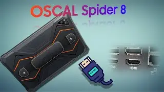 Планшет OSCAL Spider 8. Обзор. Подключение по USB - HDMI как монитор.