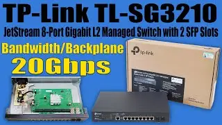 TP-Link TL-SG3210 JetStream 8 Port Gigabit L2 Managed Switch with 2 SFP Slots