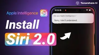 New Siri UI and Animation Installation | How to Install iOS 18 Siri 2.0 on iPhone in 3 Minutes!