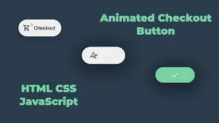 Animated Checkout Button - Make a Checkout Button using HTML CSS JavaScript