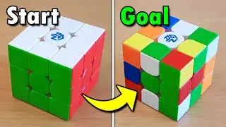 Solving a Rubik's Cube BACKWARDS Challenge