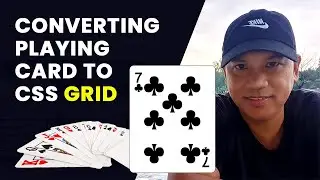 Learn how to convert a playing card using CSS grid basic tutorial (Tagalog)