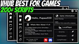 VHUB SCRIPT GUI 200+ SCRIPTS | ARCEUS X DELTA FLUXUS HYDROGEN PC!