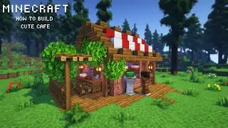 Minecraft: How to Build Cute Cafe |  Easy Build Tutorial