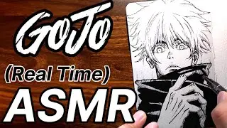 [ASMR] Drawing GOJO SATORU 五条 悟 (Real Time) _ Jujutsu Kaisen