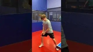 Как сделать сильный топс справа/How to perform a powerful forehand topspin t.me/Pashek4 #tabletennis