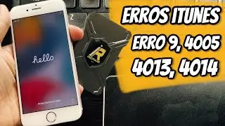 IPHONE TRAVOU NO LOGO!ERRO 9, 4005 ERRO 4013, ERRO 4014, ERRO 4010 COMO SOLUCIONAR IREPAIR E 3UTOOLS