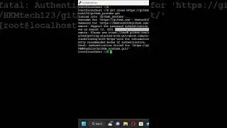 Cloning Private Repository from GIthub