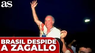 BRASIL DESPIDE A MARIO ZAGALLO, leyenda del FÚTBOL