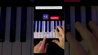 Find your keyboard drum settings🥁 #fingerdrumming #midi #drums  #midicontroller #tutorial #lessons