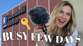 A FEW DAYS IN MY LIFE | Goodwill outlet haul, new channel upgrade & we bought a rental property!!