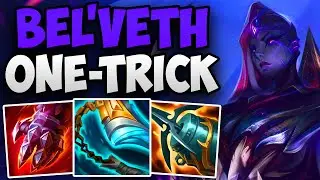 BEL'VETH ONE-TRICK DOMINATES A CHALLENGER GAME! | CHALLENGER BEL'VETH JUNGLE GAMEPLAY | Patch 14.12