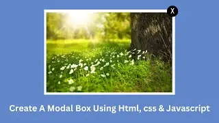 Modal Box Kaise Banaye HTML Me | How To Make A Modal Box Using HTML, CSS And JavaScript Project