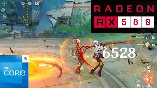 RX 580 8GB 2048Sp Genshin impact 4.6