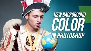 New Colored Background In Photoshop - Photoshop Tutorial