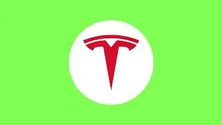 Tesla Logo - Icon Animated | Green Screen | Free Download | 4K 60 FPS !