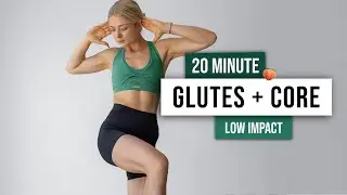 20 MIN GLUTES & CORE BURNER - Home Workout to Tone your glutes and abs, No Repeats