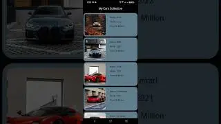 Flutter My Car Collection App | Mobile App Development with Flutter and Dart