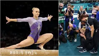 🇮🇹 Alice DAmato gold medal performance in womens Beam final! Paris Olympics 2024! DAmato crying