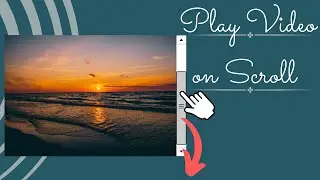 Scrolling Video Effect in Javascript | Amazing Websites Effects (AWE) Part 1