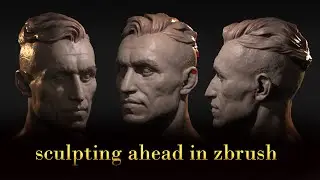 Sculpting a head in zbrush