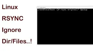 Linux Exclude Files and Directories in Rsync