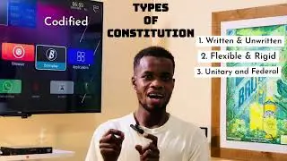 How Many TYPES OF CONSTITUTIONS Do We Have??