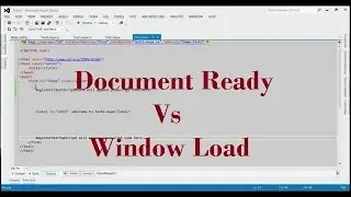 Difference Between Document Ready And Window Load