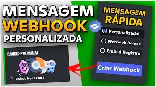 COMO USAR WEBHOOK e EMBED ONLINE (Mensagem com barra colorida) no Discord