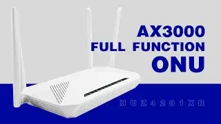 AX XPON WIFI6 AX3000 ONU HUZ4201XR 4GE+2.4G&5.8G WIFI6+POTS+CATV+USB