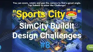 "Sports City🏟" SimCity BuildIt Design Challenges #8