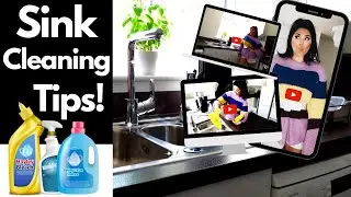 How to CLEAN YOUR KITCHEN SINK,  Sink Cleaning Secrets!  ( Hayleys Help)