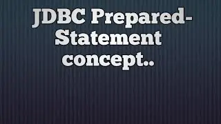 10.JDBC PreparedStatement