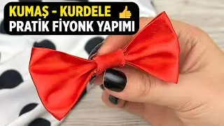 How to Make an Easy Bow at Home? Practical Seamless Fabric Ribbon Bow Making